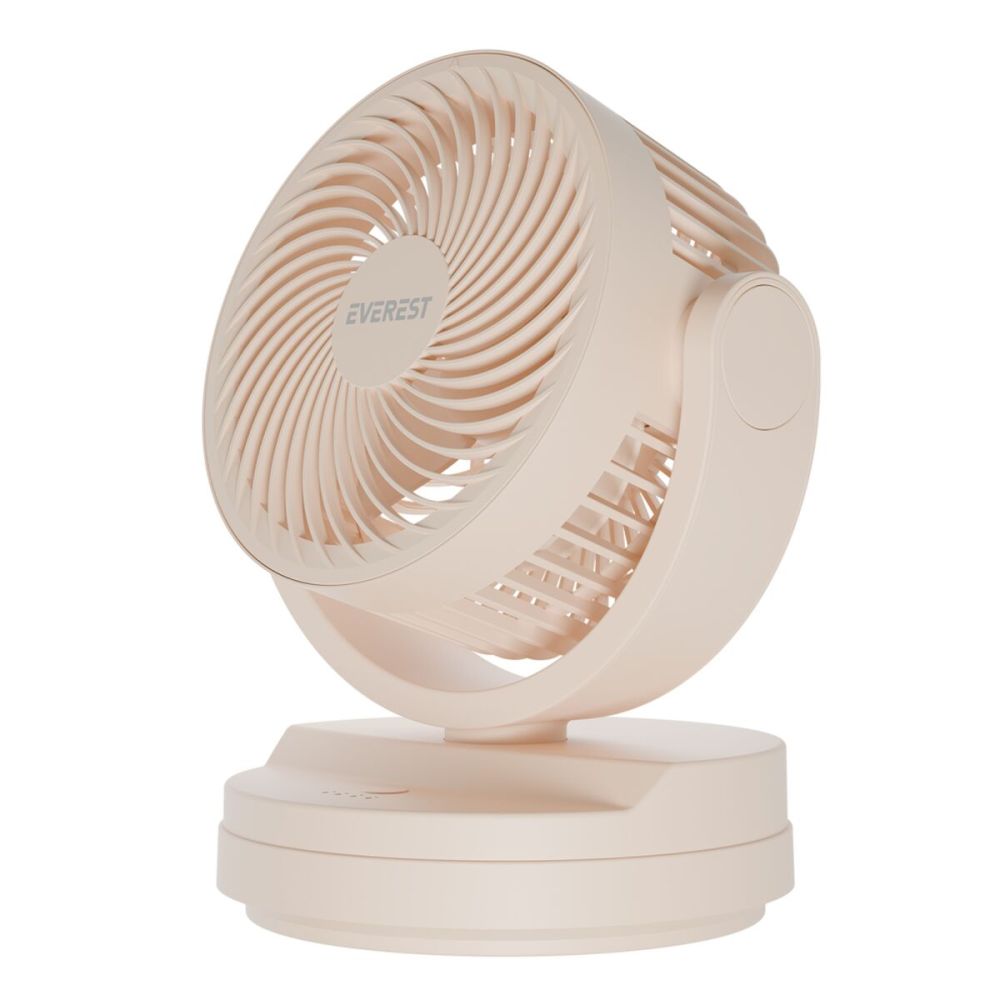 EVEREST EFN-509, KREM, 3 Kademeli Hız, 17,5cm 3 Kanat Pervane ve Çerçe