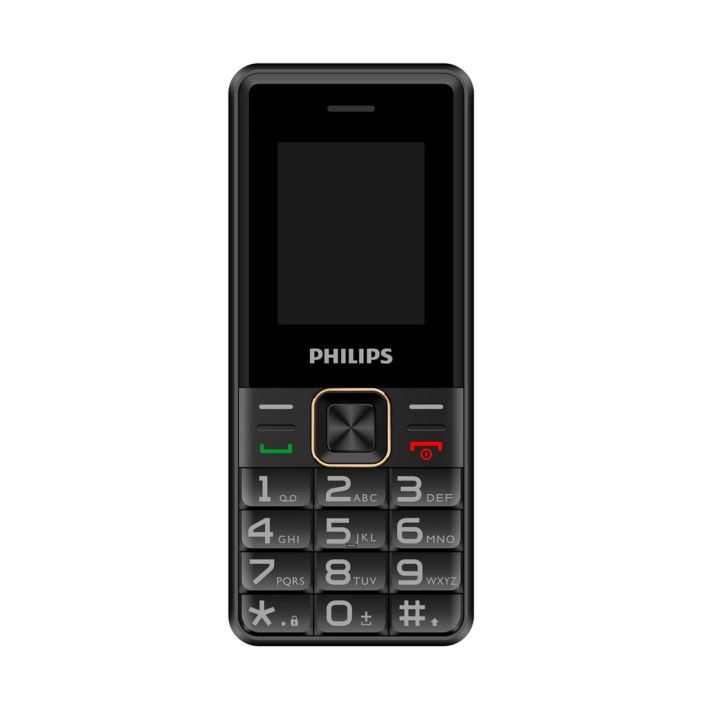 PHILIPS Xenium E6105, 128Mb, Siyah, 48Mb Ram, 1,77inc Ekran, 4G Çift S