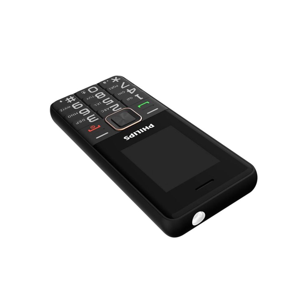 PHILIPS Xenium E6105, 128Mb, Siyah, 48Mb Ram, 1,77inc Ekran, 4G Çift S