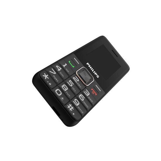 PHILIPS Xenium E6105, 128Mb, Siyah, 48Mb Ram, 1,77inc Ekran, 4G Çift S