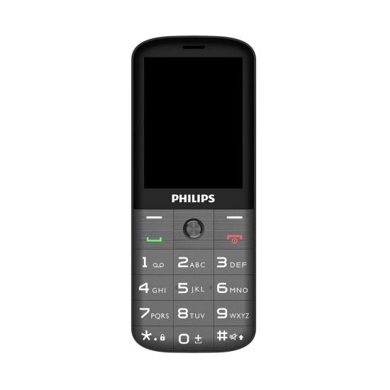 PHILIPS Xenium E227, 32Mb, Siyah, 32Mb Ram, 2,8inc Ekran, Arka Kamera,