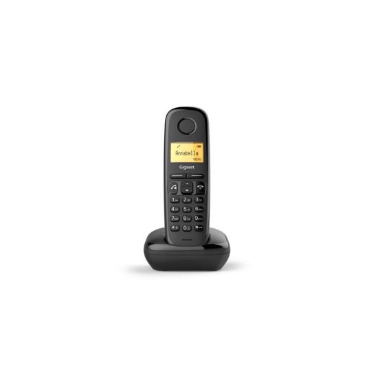 GIGASET A270, Dect Telefon, Siyah, 18 Saat Konuşma, 200 Saat Bekleme, 