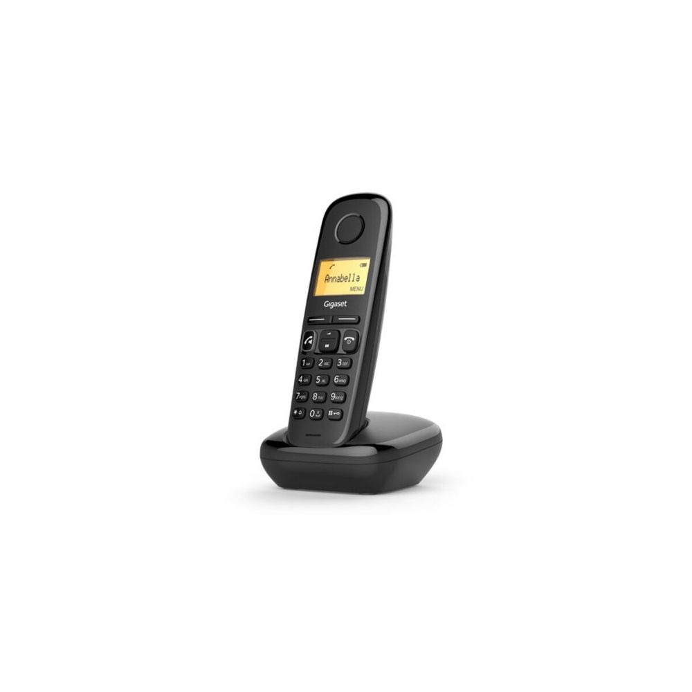 GIGASET A270, Dect Telefon, Siyah, 18 Saat Konuşma, 200 Saat Bekleme, 