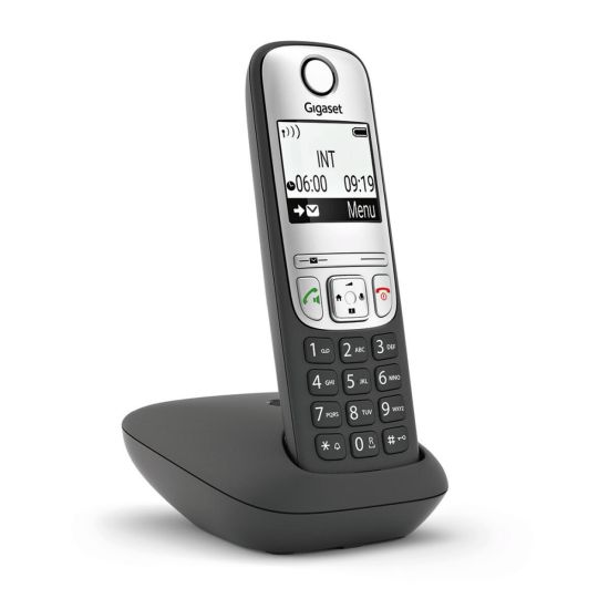 GIGASET A690, Dect Telefon, Siyah, 14 Saat Konuşma, 180 Saat Bekleme, 