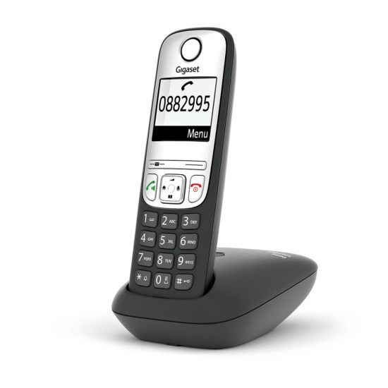 GIGASET A690, Dect Telefon, Siyah, 14 Saat Konuşma, 180 Saat Bekleme, 
