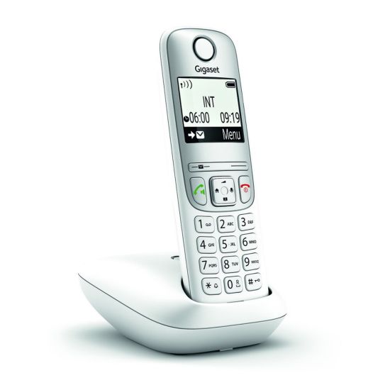 GIGASET A690, Dect Telefon, Beyaz, 14 Saat Konuşma, 180 Saat Bekleme, 