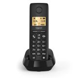 GIGASET PURE 100, Dect Telefon, Siyah, 14 Saat Konuşma, 180 Saat Bekle