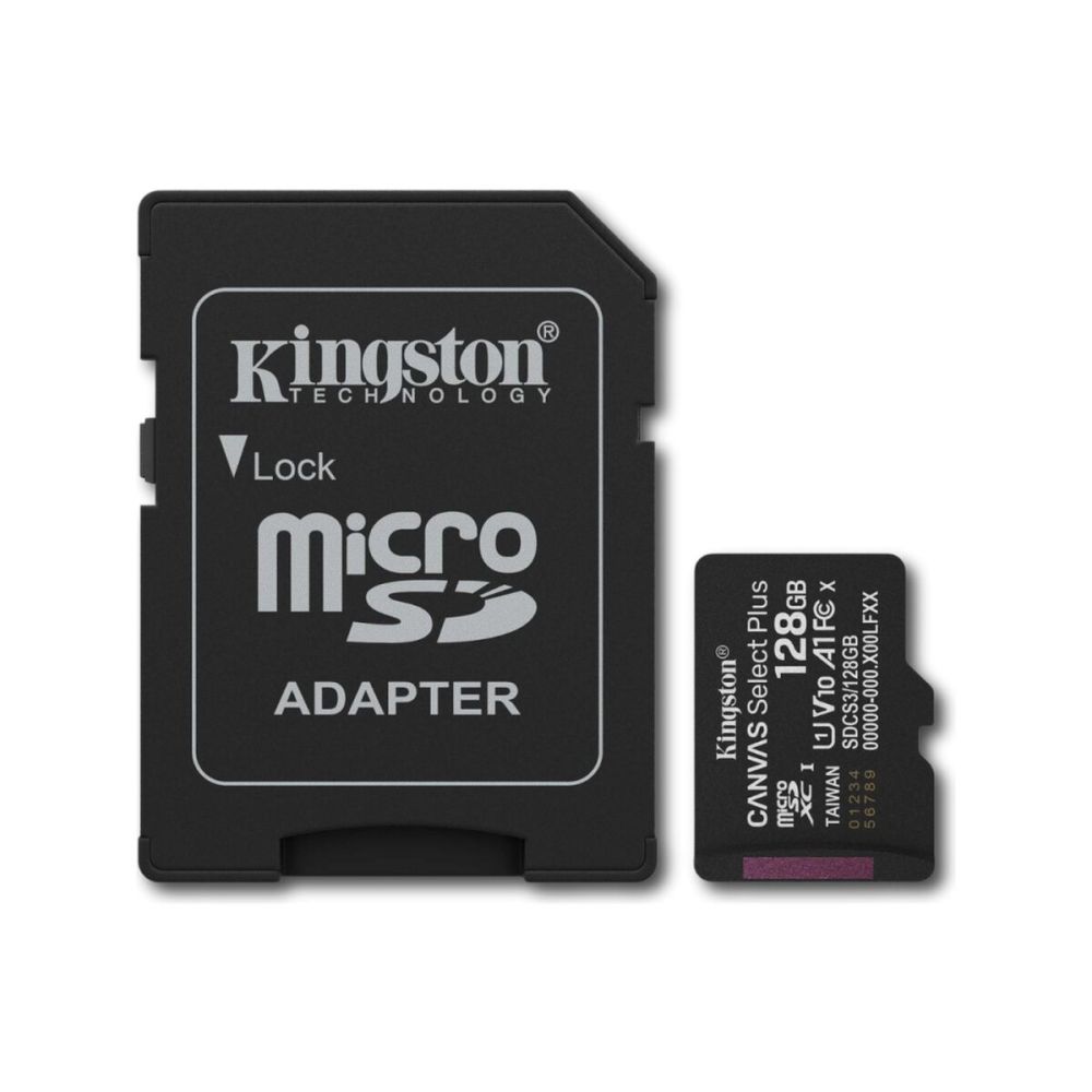 KINGSTON SDCS3/128GB, Canvas Select Plus Gen3 A1, 100Mb/s, MicroSD Kar