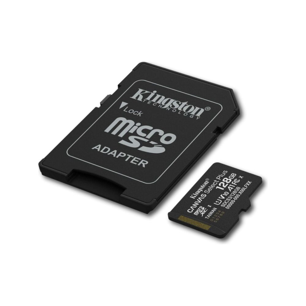 KINGSTON SDCS3/128GB, Canvas Select Plus Gen3 A1, 100Mb/s, MicroSD Kar
