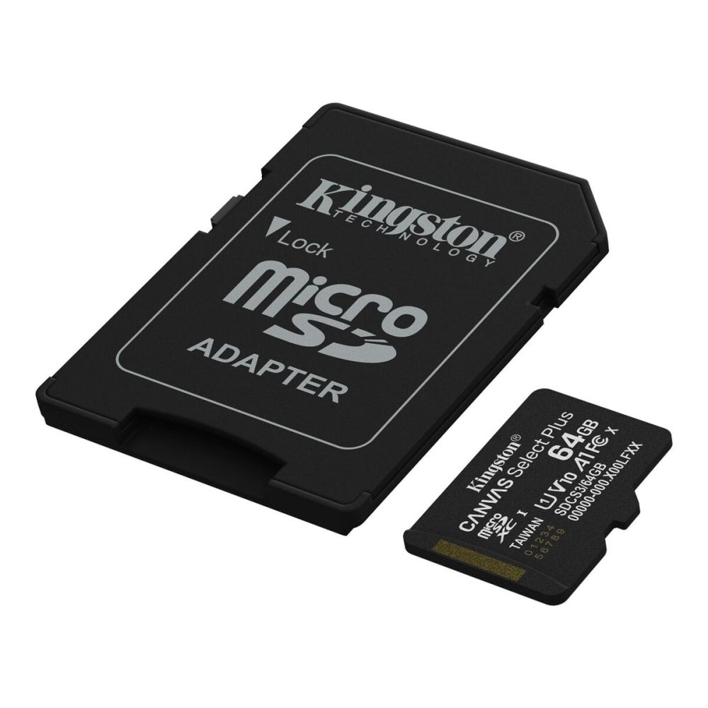 KINGSTON SDCS3/64GB, Canvas Select Plus Gen3 A1, 100Mb/s, MicroSD Kart