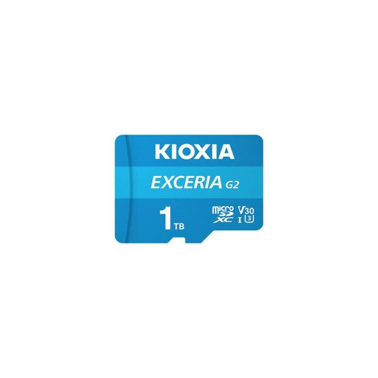 KIOXIA 1TB ExceriaG2, LMEX2L001TG2 U1 V30 4K, CL10, 100Mb/s, MicroSD K