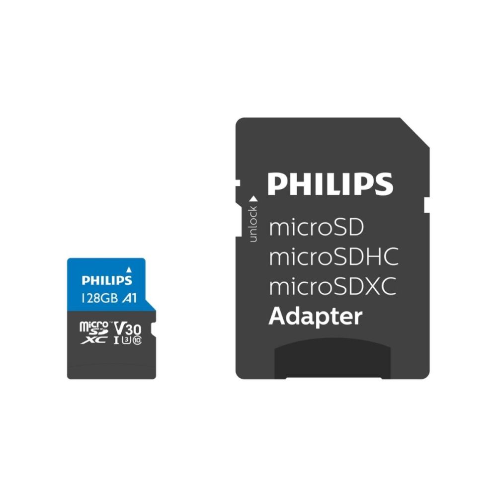 PHILIPS FM12MP65B, 128GB, SDXC, UHS-I, V30, Class10, MicroSD Kart Bell