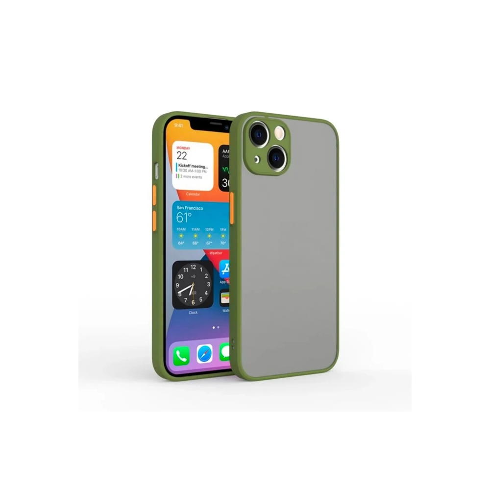 iPhone 13 6.1inç Kamera Korumalı Premium Silikon Kılıf