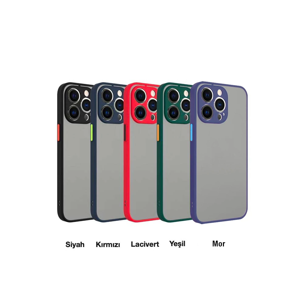 iPhone 13 Pro 6.1inç Kamera Korumalı Premium Silikon Kılıf