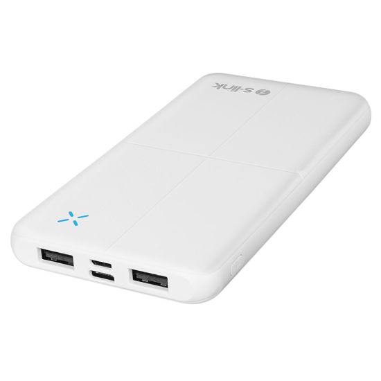 S-LINK IP-G12N, Beyaz, 10.000mAh, 2xUSB, 1xMicro USB, 1xType-C, 4 LED 
