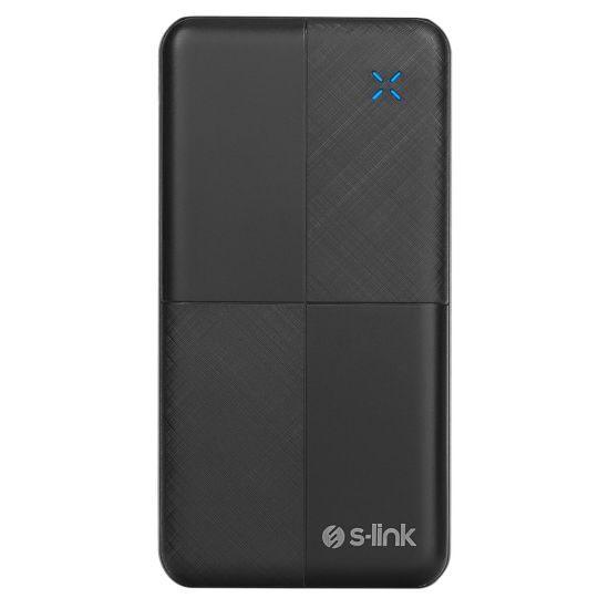S-LINK IP-G12N, Siyah, 10.000mAh, 2xUSB, 1xMicro USB, 1xType-C, 4 LED 