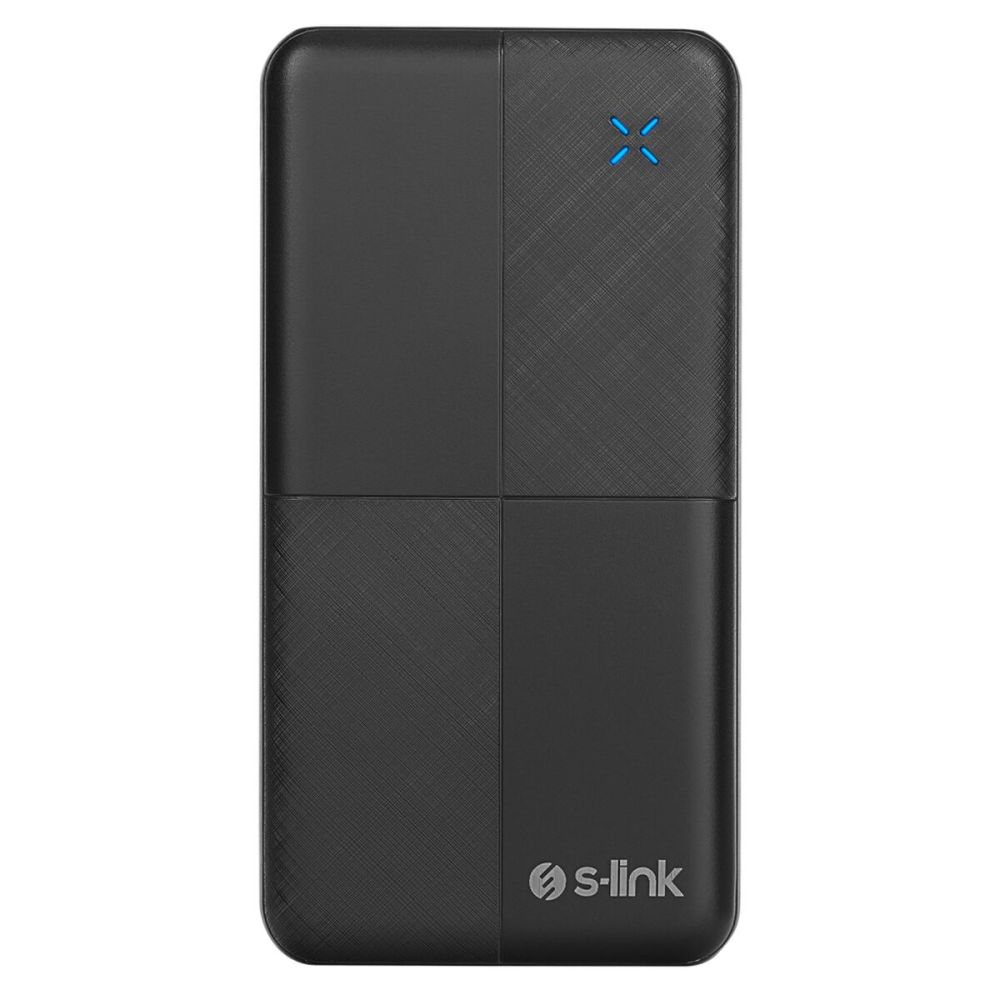 S-LINK IP-G12N, Siyah, 10.000mAh, 2xUSB, 1xMicro USB, 1xType-C, 4 LED 