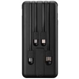 S-LINK IP-G13K, Siyah, 10.000mAh, 1xUSB, 1xMicro USB, 4in1 Kablolu (Ty