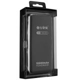 S-LINK IP-G13K, Siyah, 10.000mAh, 1xUSB, 1xMicro USB, 4in1 Kablolu (Ty