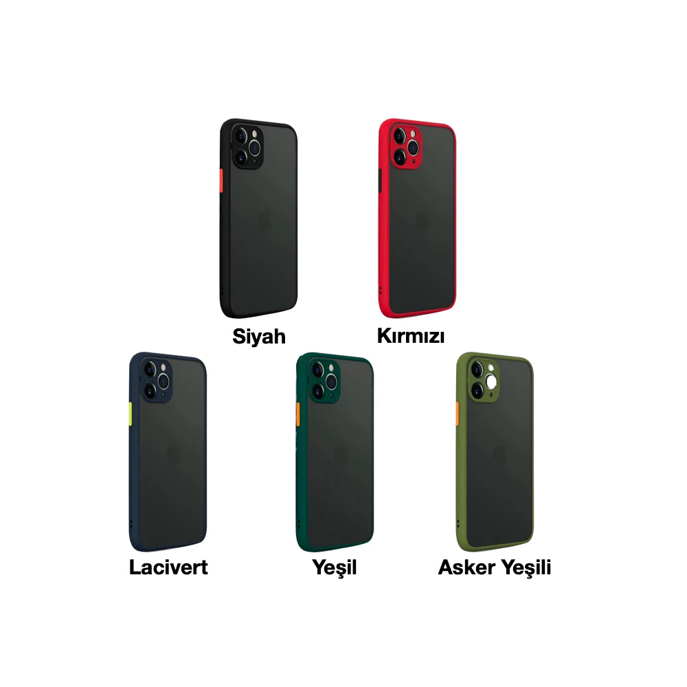 iPhone 11 Pro Max 6.5inç Kamera Korumalı Premium Silikon Kılıf