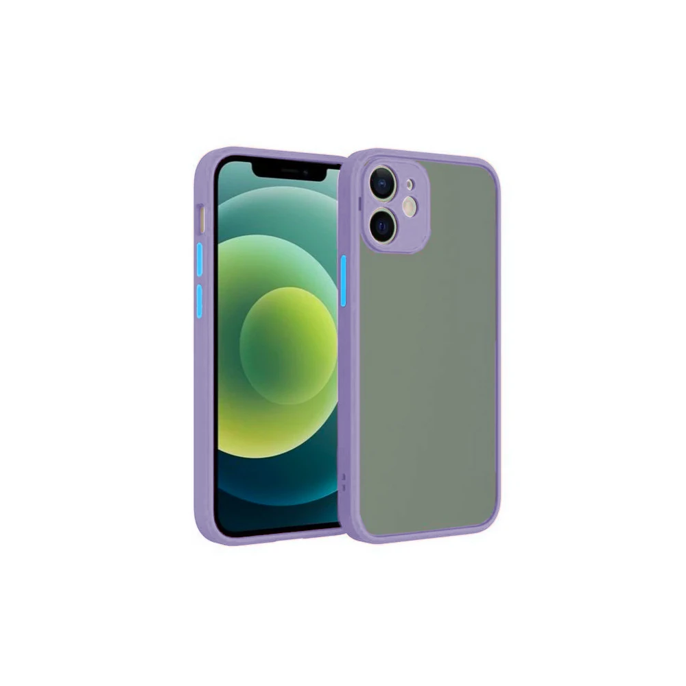 iPhone 12 6.1inç Kamera Korumalı Premium Silikon Kılıf