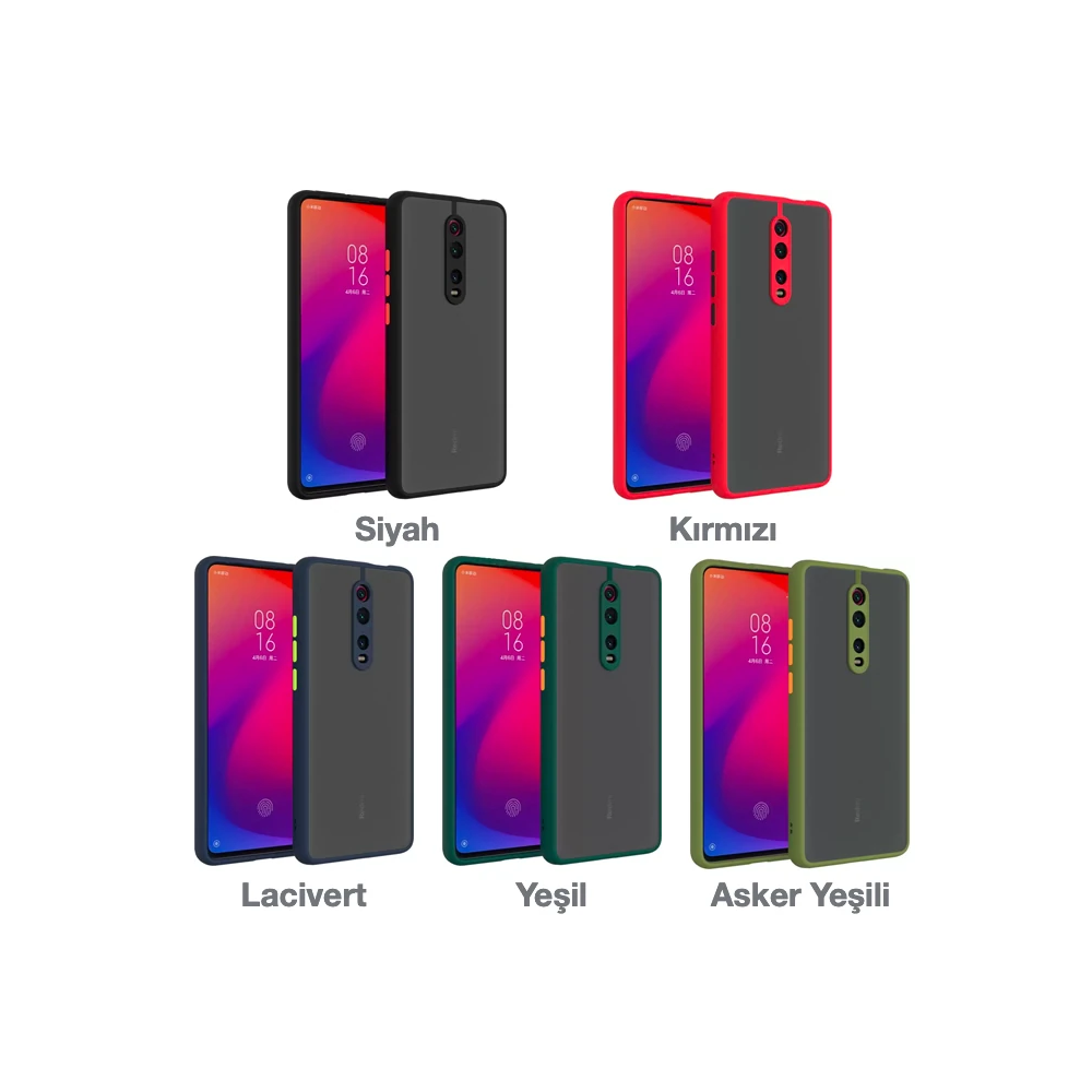 Xiaomi Redmi K20 - K20 Pro Kamera Korumalı Premium Silikon Kılıf