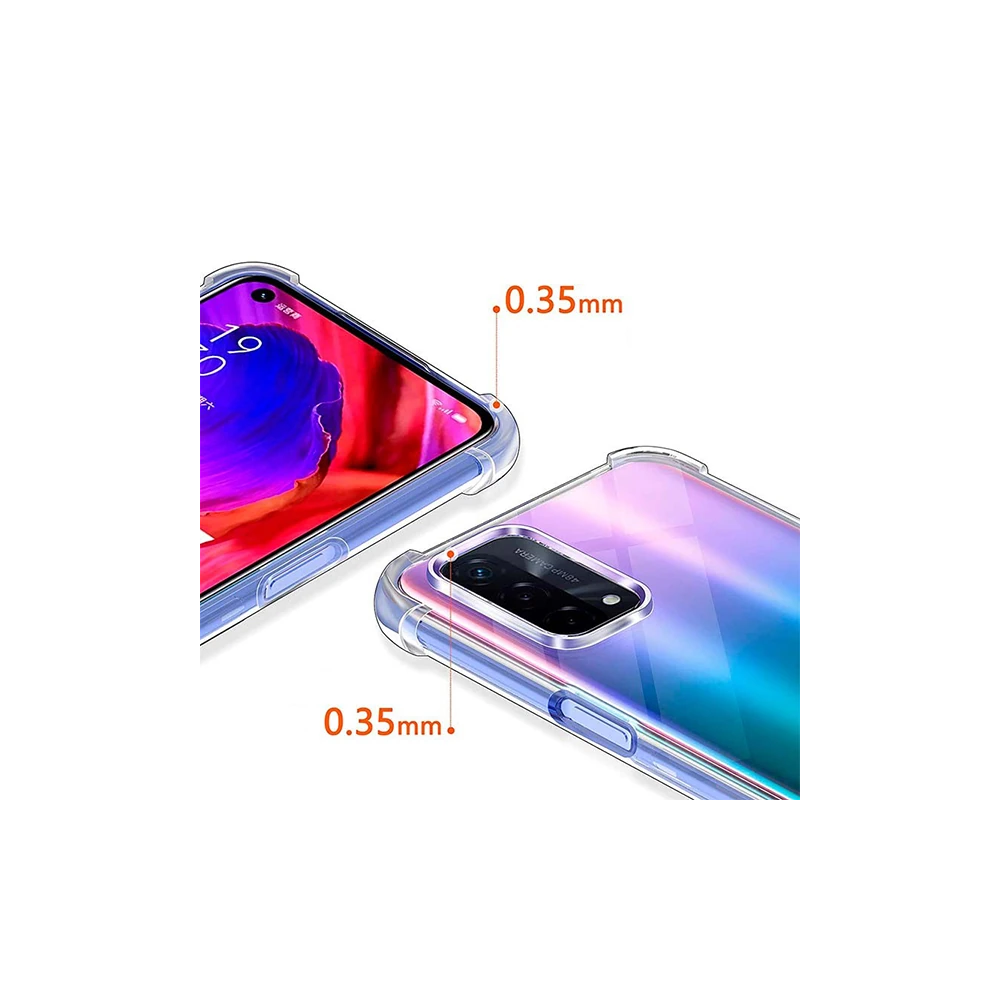 OPPO Reno A54 Kamera Korumalı Shockproof Darbe Emici Silikon Kılıf