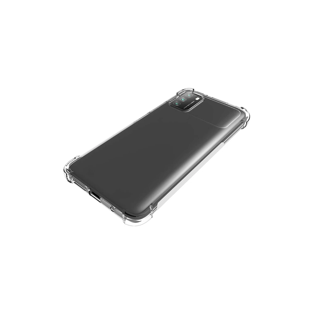 Xiaomi POCO M3 Kamera Korumalı Shockproof Darbe Emici Silikon Kılıf