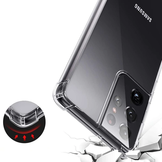 SM Galaxy S21 Ultra - S30 Ultra Shockproof Darbe Emici Silikon Kılıf