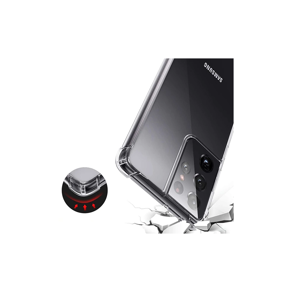 SM Galaxy S21 Ultra - S30 Ultra Shockproof Darbe Emici Silikon Kılıf