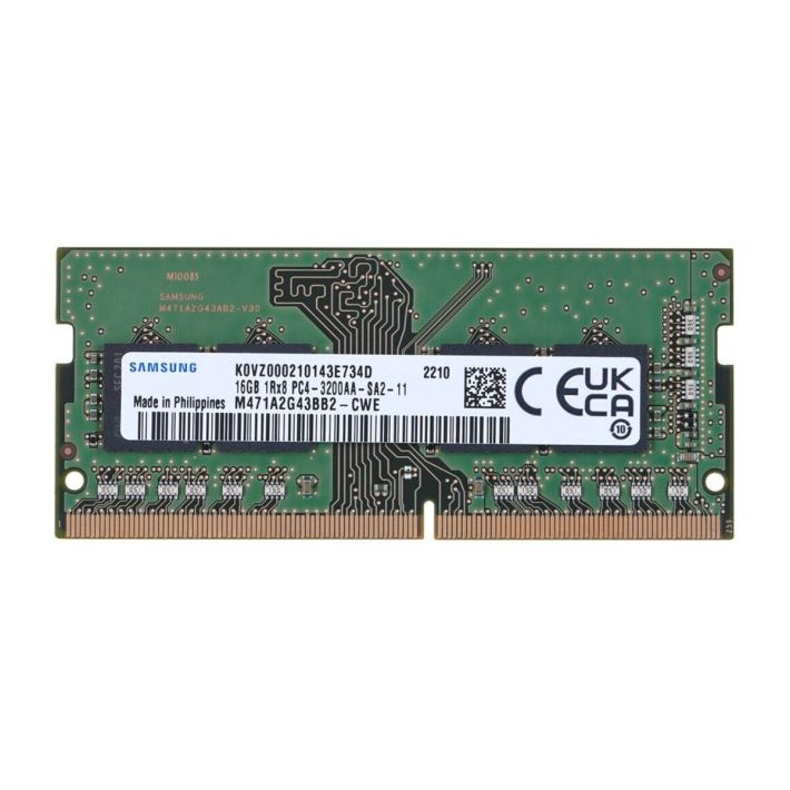 Samsung SAMSO3200/16, 16GB, DDR4, 3200MHz, 1.2V Notebook Ram (M471A2G4