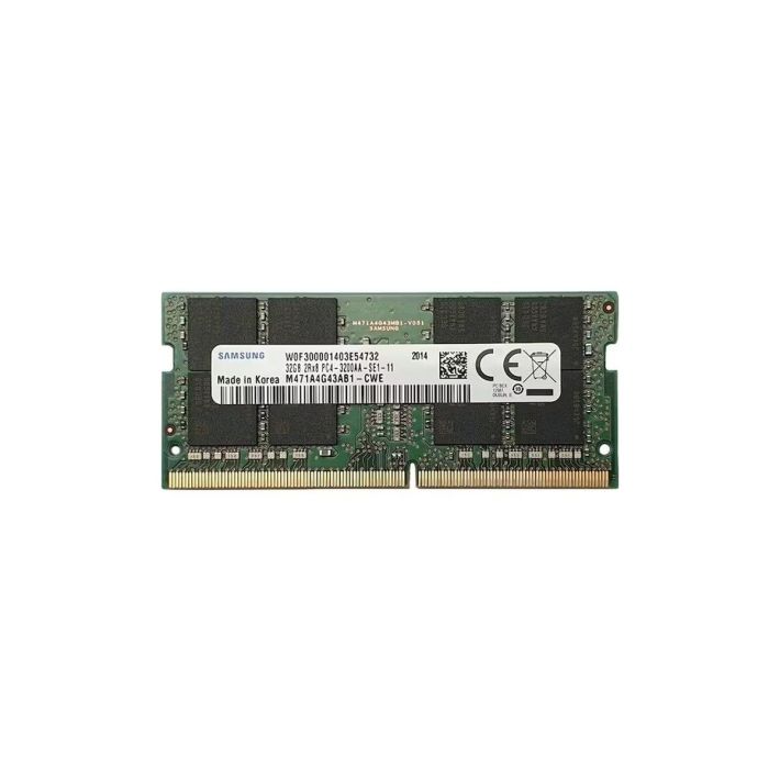 Samsung SAMSO3200/32, 32GB, DDR4, 3200MHz, 1.2V Notebook Ram (M471A4G4