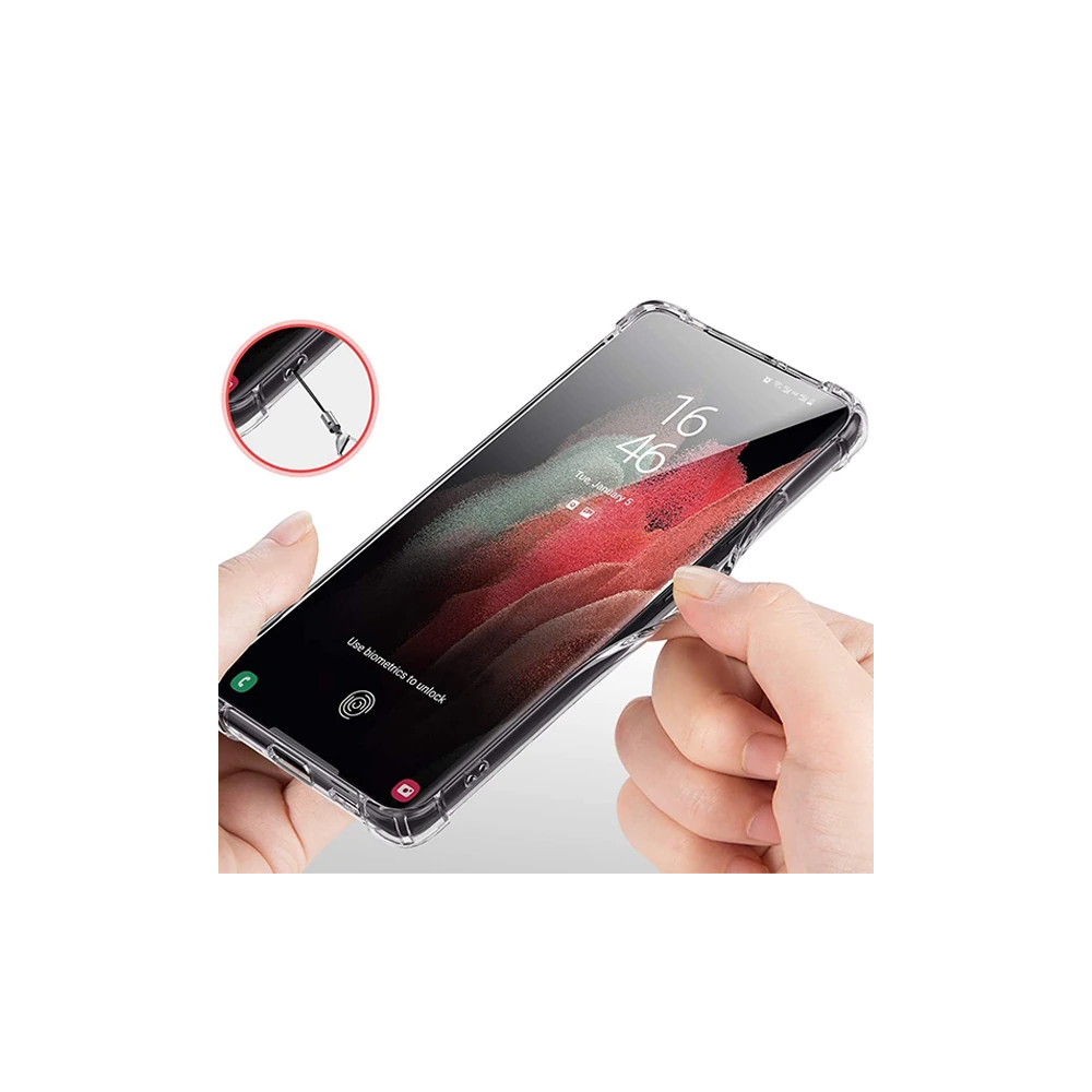 SM Galaxy S21 Ultra - S30 Ultra Shockproof Darbe Emici Silikon Kılıf