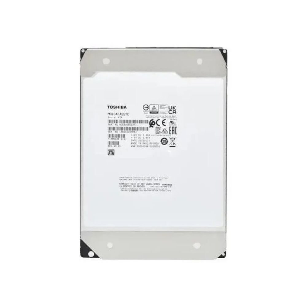 TOSHIBA ENTERPRISE, MG10AFA22TE, 3.5", 22TB, 512Mb 7200 Rpm, 7/24