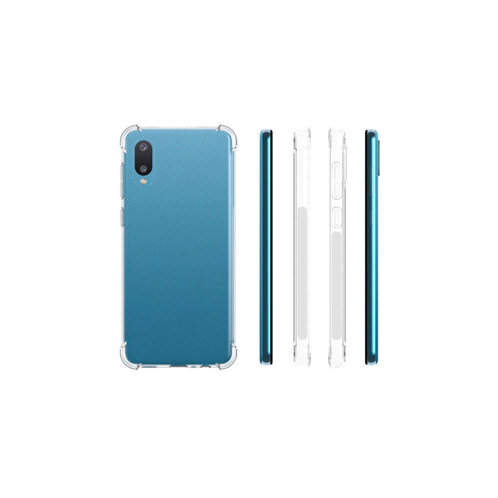 SM Galaxy A02 - M02 Anti-Drop Shockproof Darbe Emici Silikon Kılıf
