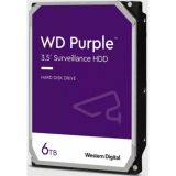 WD PURPLE, WD64PURZ, 3.5", 6TB, 256Mb, 5400 Rpm, 7/24 Güvenlik, H