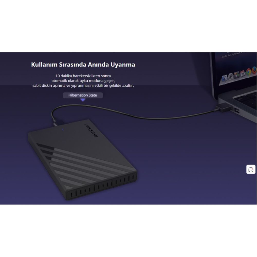 HIKSEMI HS-HUB-MHB201, USB3.0, 2,5" Disk Kutusu. (SSD ve HDD Dest
