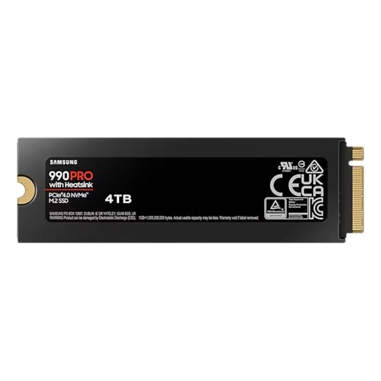 SAMSUNG MZ-V9P4T0CW, 990 PRO, 4TB, 7450/6900, Gen4, NVMe PCIe M.2 2280
