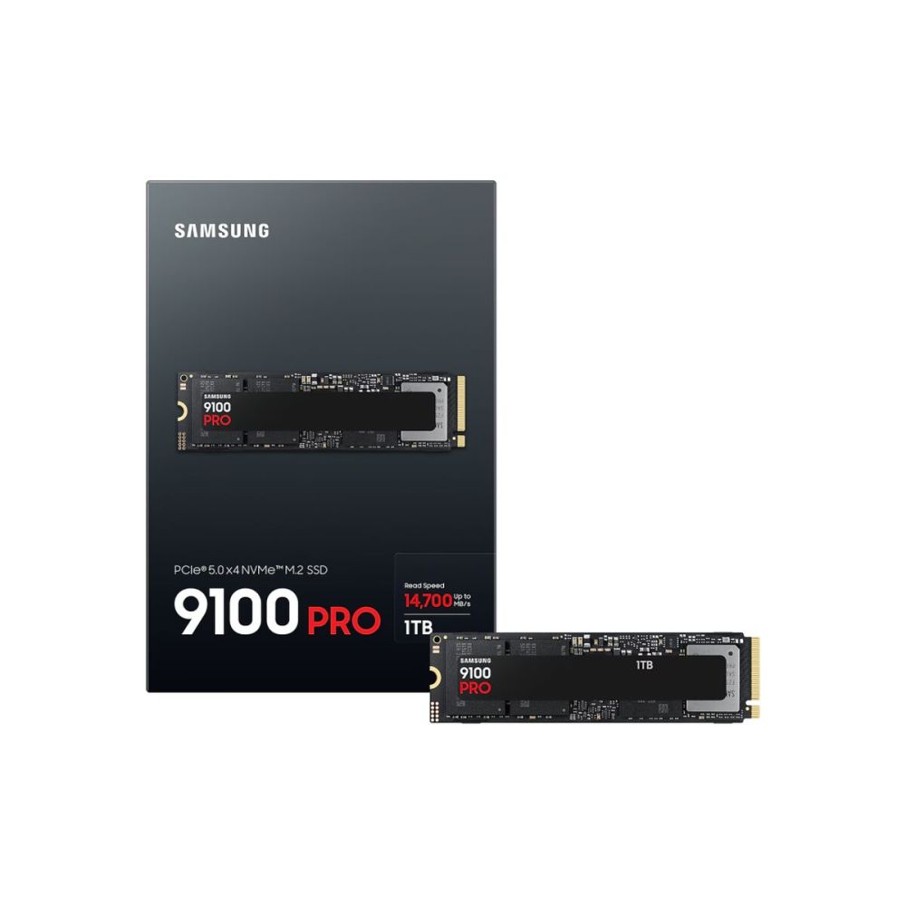 SAMSUNG MZ-VAP1T0BW, 9100 PRO, 1TB, 14700/13300, Gen5, NVMe PCIe M.2 2