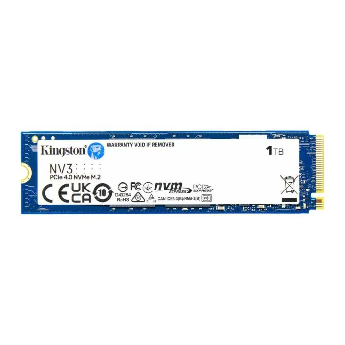 KINGSTON SNV3S/1000G, NV3, 1TB, 6000/4000, Gen4, NVME PCIe M.2 2280, S