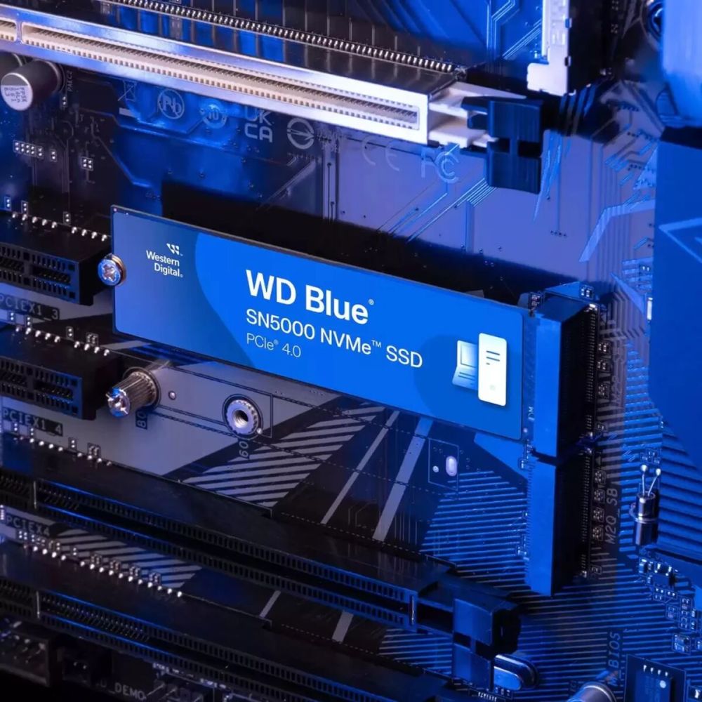 WD Blue SN5000, WDS100T4B0E, 1TB, 5150/4900, Gen4, NVMe PCIe M.2 2280,