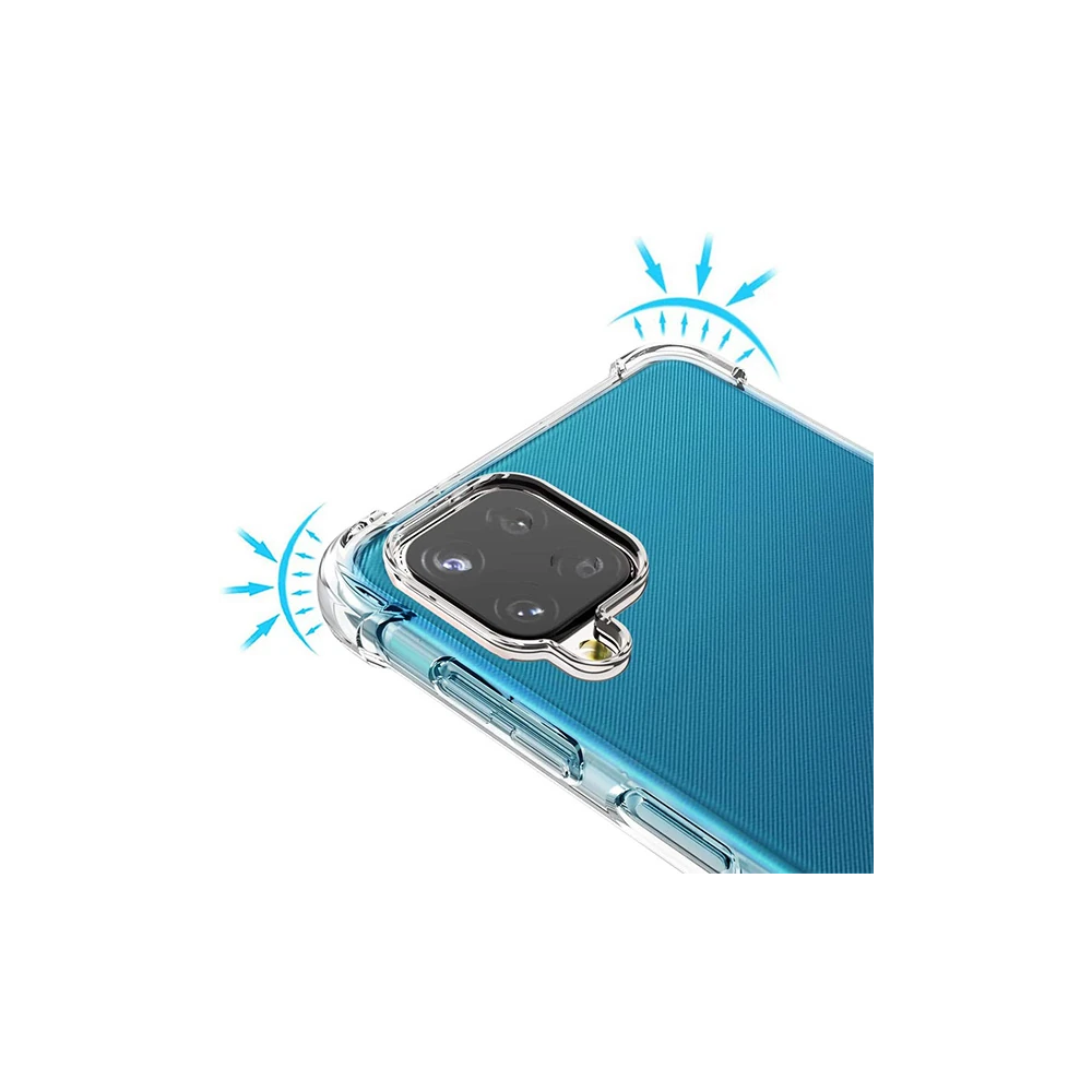 SM Galaxy A12 - M12 Anti-Drop Shockproof Darbe Emici Silikon Kılıf