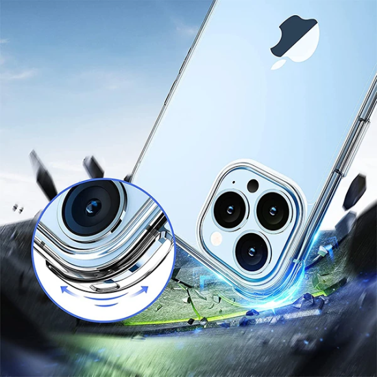 iPhone 13 Pro Max 6.7inç Shockproof Darbe Emici Silikon Kılıf