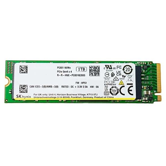 SK Hynix PC801 2280 1TB M2 NVME GEN4 7000/6500/MB/s SSD (Kutusuz)