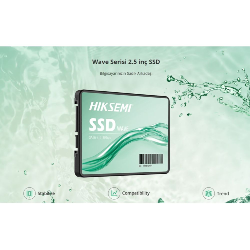 HIKSEMI HS-SSD-WAVE(S) 2048G, 550-510Mb/s, 2.5", SATA3, 3D NAND, 