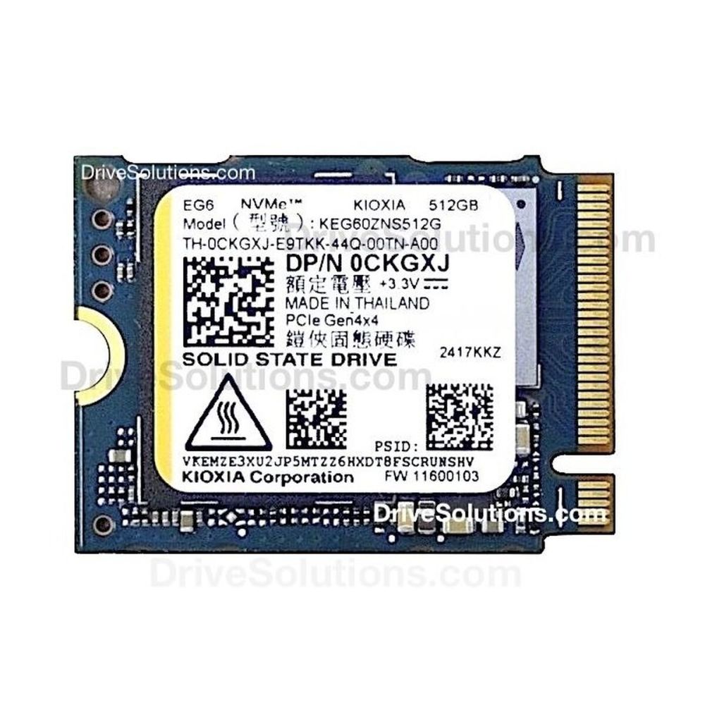 KIOXIA KEG60ZNS512G 2230 512 GB 4800 MB/s 4000 MB/s (Kutusuz)