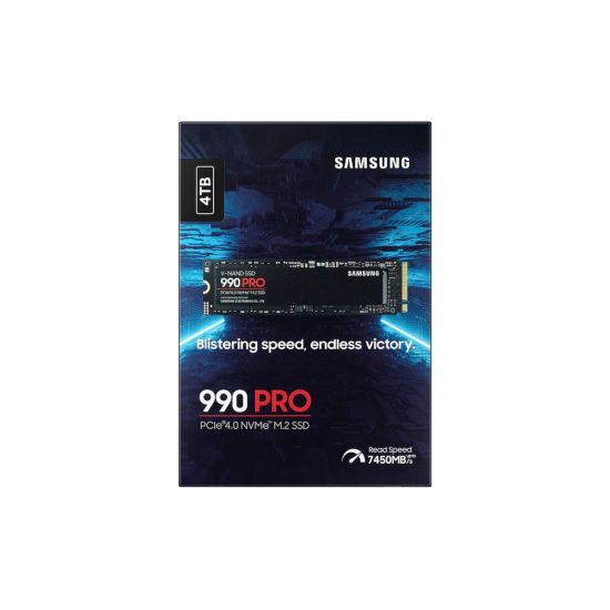 SAMSUNG MZ-V9P4T0BW, 990 PRO, 4TB, 7450/6900, Gen4, NVMe PCIe M.2 2280