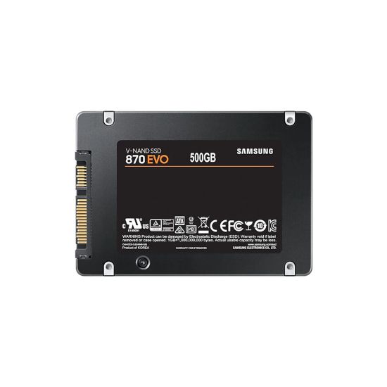 SAMSUNG MZ-77E500BW, 870 EVO, 500GB, 560/530, 2,5" SATA, SSD (Tür