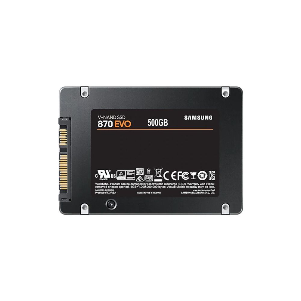 SAMSUNG MZ-77E500BW, 870 EVO, 500GB, 560/530, 2,5" SATA, SSD (Tür