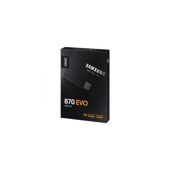 SAMSUNG MZ-77E500BW, 870 EVO, 500GB, 560/530, 2,5" SATA, SSD (Tür